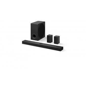 LG DS80TR 5.1.2-kanálový Dolby-Atmos soundbar s bezdrôtovým subwooferom a bezdrôtovými zadnými reproduktormi, 480 W, čierny