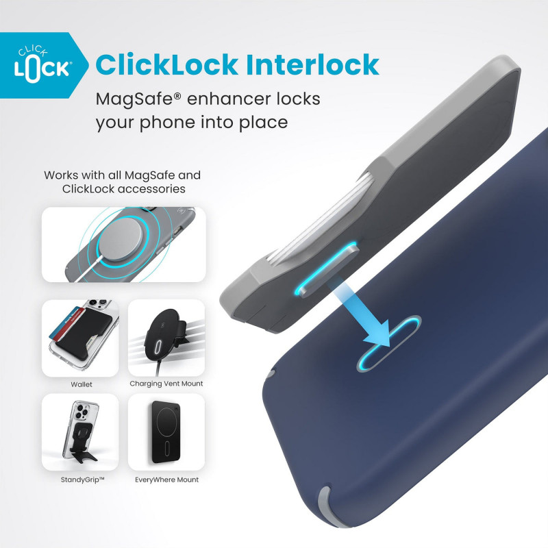 Speck Presidio2 Pro ClickLock & MagSafe puzdro pre iPhone 16 Plus - Navy