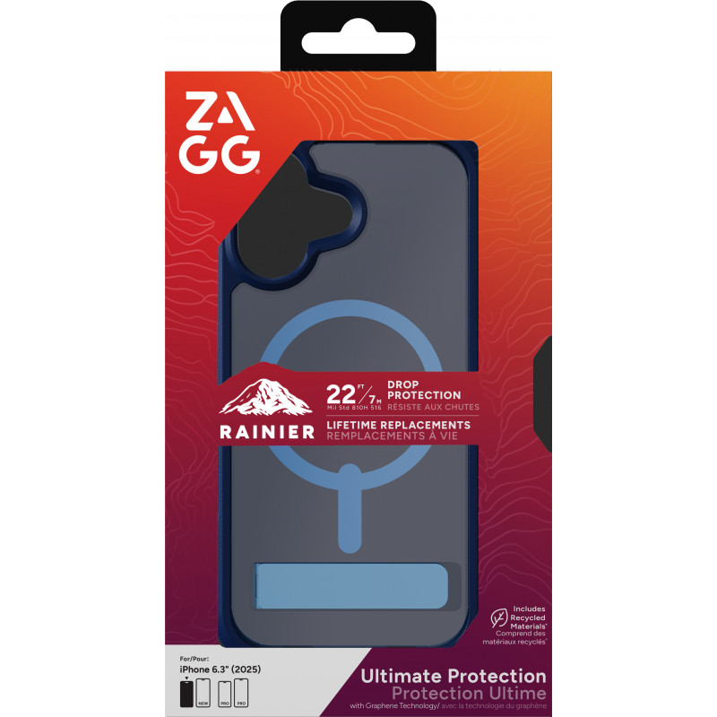 ZAGG Rainier Snap puzdro pre iPhone 17 - Cobalt Horizon