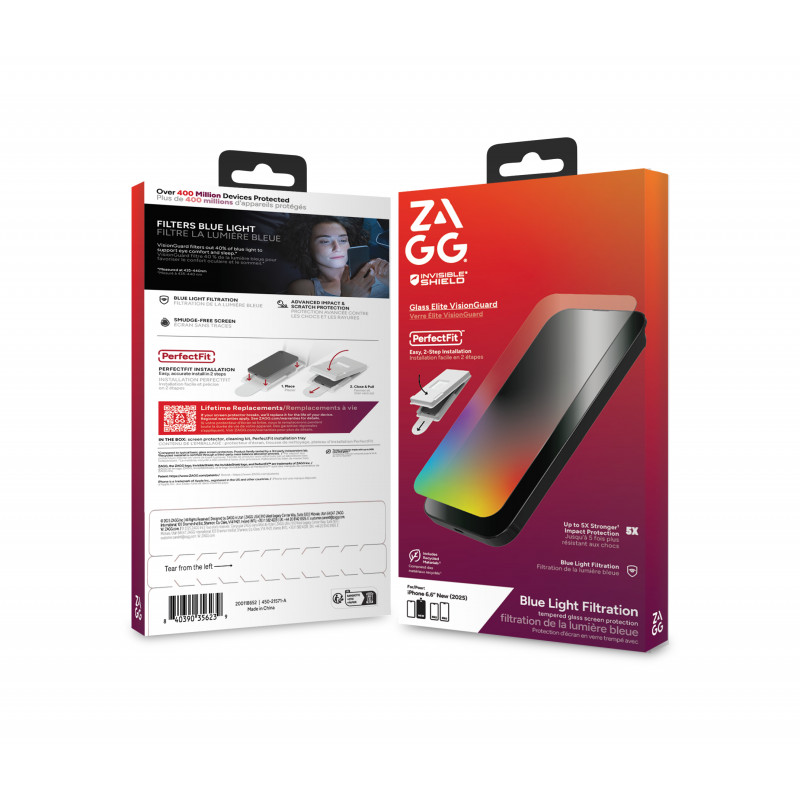 Ochranná fólia ZAGG Elite VisionGuard pre Apple iPhone Air