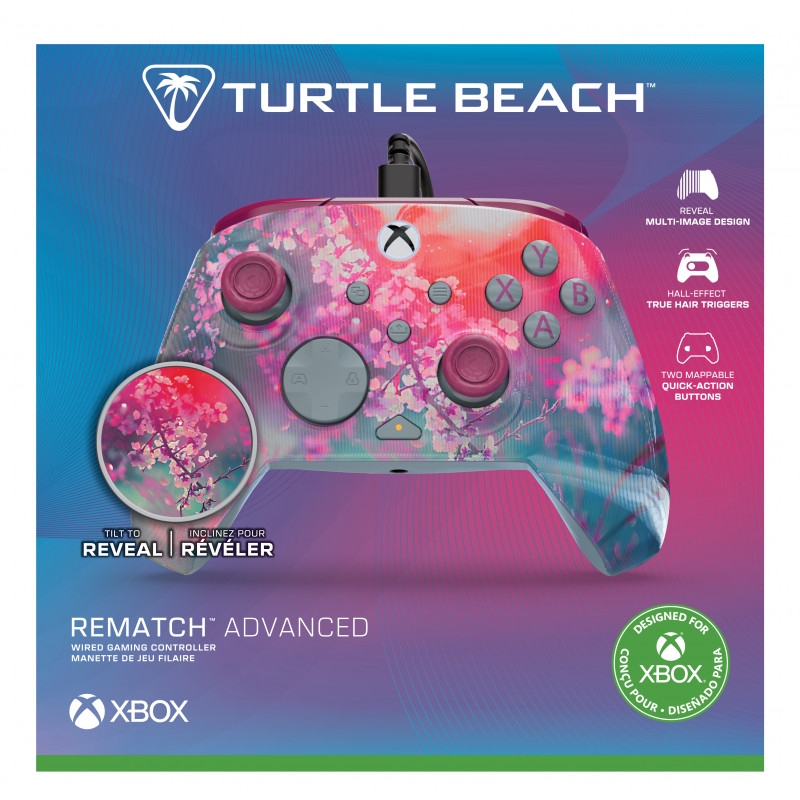 Turtle Beach Rematch Advanced drôtový ovládač pre Xbox a PC, Kyoto Bloom Reveal (TBC-2404-45)