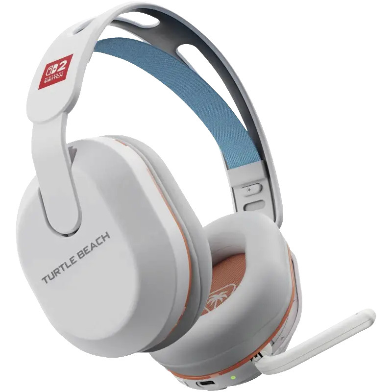 Turtle Beach Stealth 500 bezdrôtový headset pre Nintendo Switch 2, biely (TBS-8101-15)