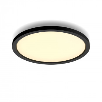 Philips Hue Aurelle okrúhle panelové svietidlo čierna - smart LED stropné svietidlo, nastavenie bielej, 2200 lm, Bluetooth & Zigbee