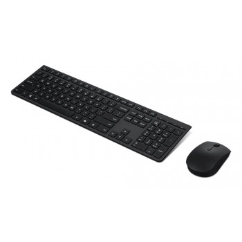 Lenovo Professional bezdrôtová sada klávesnice a myši - dánske rozloženie, 1600 DPI, 2,4 GHz, čierna