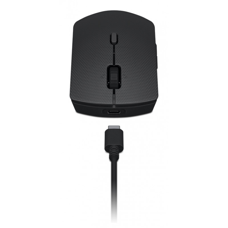 Lenovo Professional bezdrôtová sada klávesnice a myši - dánske rozloženie, 1600 DPI, 2,4 GHz, čierna