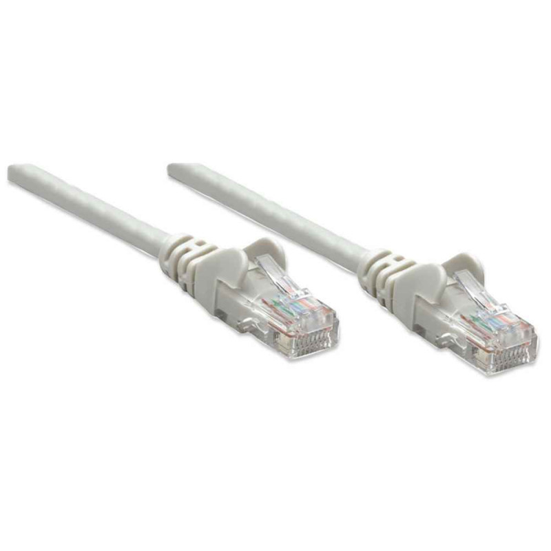 Intellinet sieťový kábel Cat6 U/UTP, 1,5 m, sivý