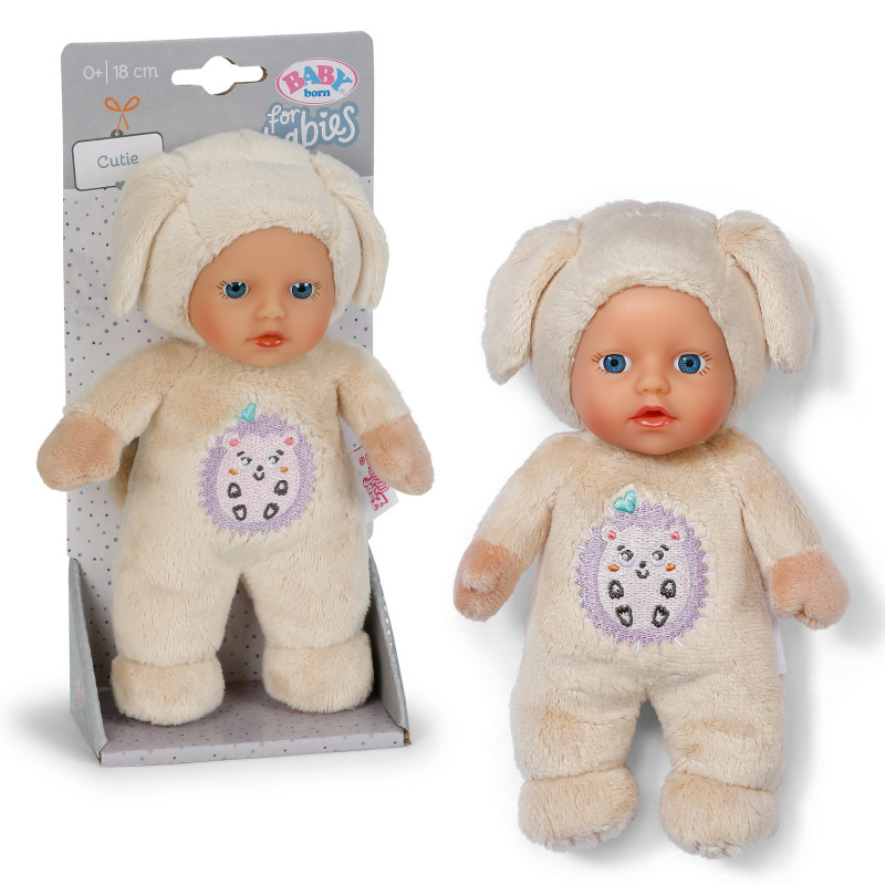 ZAPF CREATION Baby born for babies Cutie 3 Assorted 18cm bábika z látky