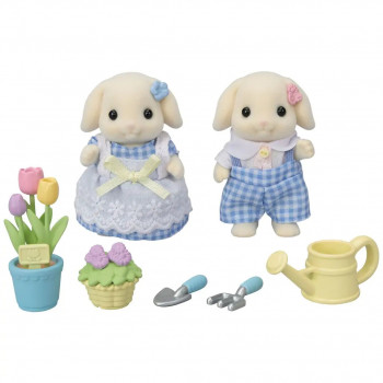 EPOCH Sylvanian Families - kvetinová a záhradná hracia sada s figúrkami
