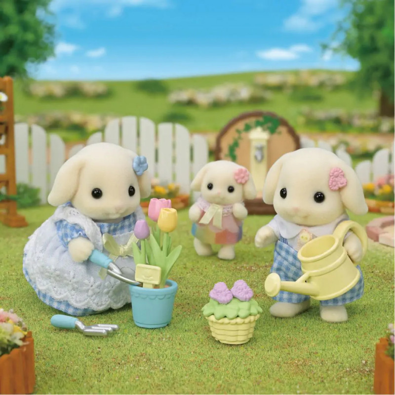 EPOCH Sylvanian Families - kvetinová a záhradná hracia sada s figúrkami