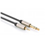 UGREEN 3,5 mm jack konektor samec na 3,5 mm jack konektor samec TRS audio kábel 5 m sivý (10630)