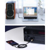 UGREEN 3,5 mm jack konektor samec na 3,5 mm jack konektor samec TRS audio kábel 5 m sivý (10630)
