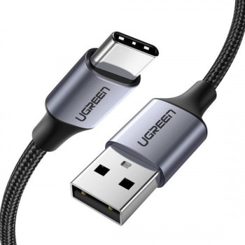 Ugreen USB-na-USB-C QC 3.0 1m s hliníkovým konektorom čierny