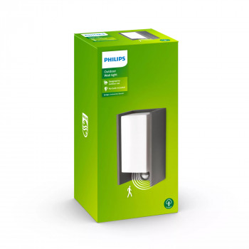 Philips myGarden IR ES nástenné svietidlo Bridge 42W so senzorom pohybu antracit