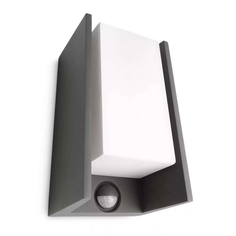 Philips myGarden IR ES nástenné svietidlo Bridge 42W so senzorom pohybu antracit