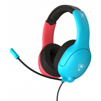 Turtle Beach Airlite Fit káblový herný headset - neónovo modrý a červený TBS-8002-25