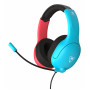 Turtle Beach Airlite Fit káblový herný headset - neónovo modrý a červený TBS-8002-25