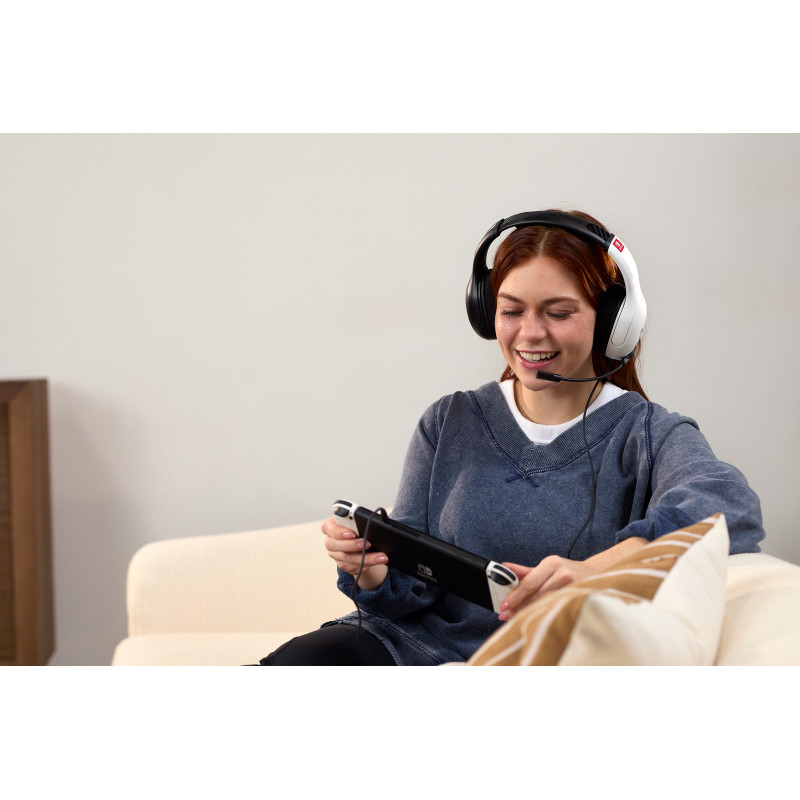 Turtle Beach Airlite Fit headset NS čierny a biely - káblový cez uši herný headset s mikrofónom Flip-to-Mute