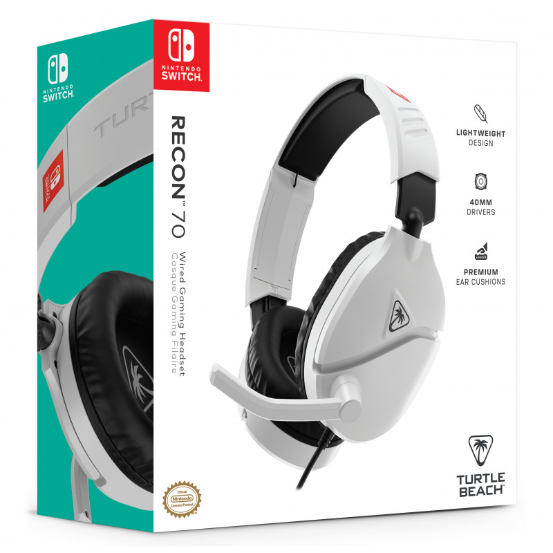 Turtle Beach Recon 70 NS biely herný headset (TBS-8001-15)