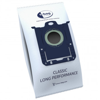AEG GR201SM s-bag Classic Long Performance vrecká do vysávača, balenie 8 ks, modrá/biela, pre VX4 Series 900 168 824