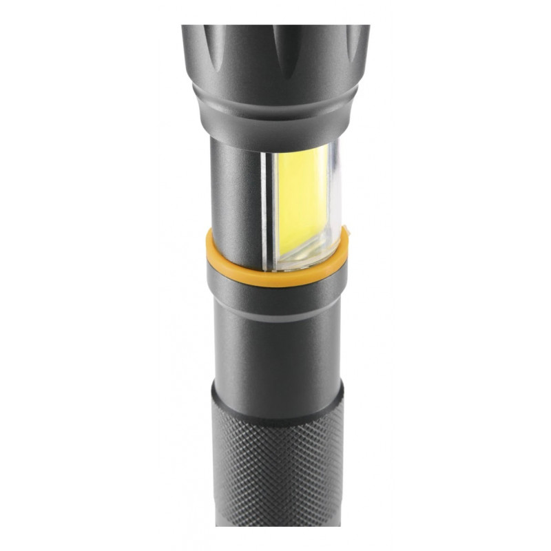 Hama W200 2-in-1 LED baterka, 200 lm, zoom zaostrenie, 3 režimy, čierna