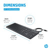 HP 150 káblová klávesnica NL (664R5AA#ABH)
