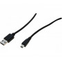 EXERTIS CONNECT Mini USB 2.0 kábel, konektor USB-A samec na konektor USB Mini-B 5-pin samec, 1,0 m, čierny 532516