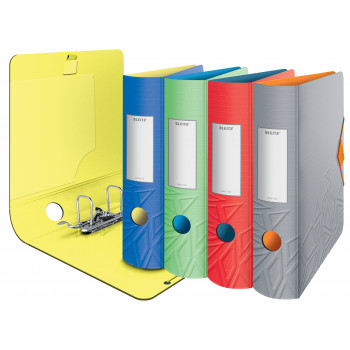 LEITZ Active Urban Chic zakladač A4 82 mm svetločervený Polyfoam duo vzhľad okrúhly chrbát (1116-00-20)