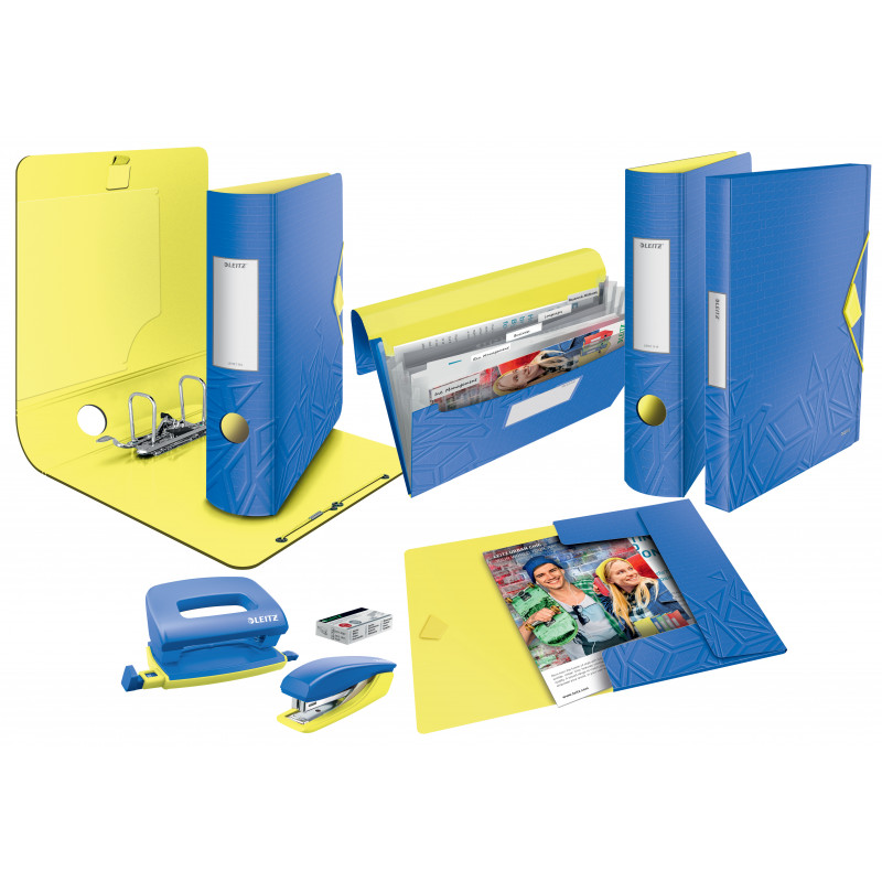 LEITZ Active Urban Chic zakladač A4 82 mm Stratos sivý Polyfoam duo vzhľad 1116-00-32