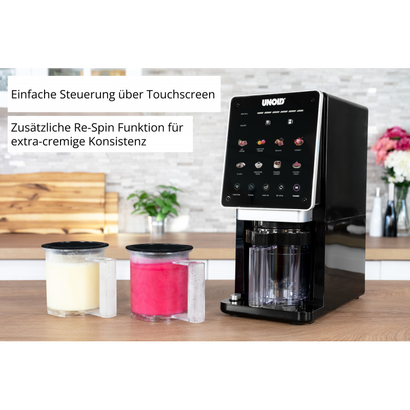Unold 48805 Cream Dream Zmrzlinovač 0,5 L, čierny