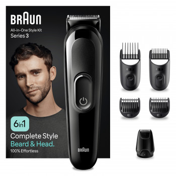 Braun All-in-One Style Kit MGK3420 Multigrooming set, precízny zastrihávač na bradu a vlasy 4210201446774