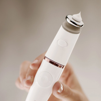 Braun FaceSpa Pro 921 3-in-1 epilátor na tvár, čistiaca kefka & tonizačný prístroj, bronzovo-biela