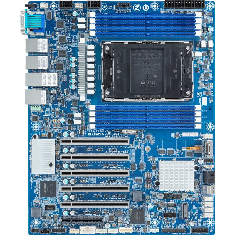 GIGABYTE MS03-6L0 serverová základná doska ATX LGA4677 Intel Xeon Scalable DDR5 Bulk (9MS036L0NR-000-3)