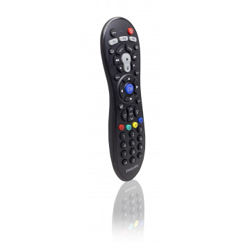 Philips SRP3013/10 univerzálny diaľkový ovládač – 6 zariadení, funkcia učenia a makro, čierny