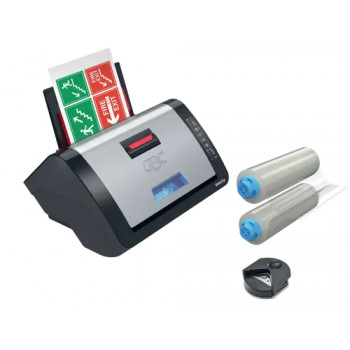 GBC Velocity A4 set laminátora s 10 fóliami, teplá laminácia, 2 valce, Anti-Stau, čierna 4410076