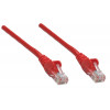 Intellinet Cat6 UTP patch kábel, 2x RJ45, zaliate, 7,5 m, červený (342193)