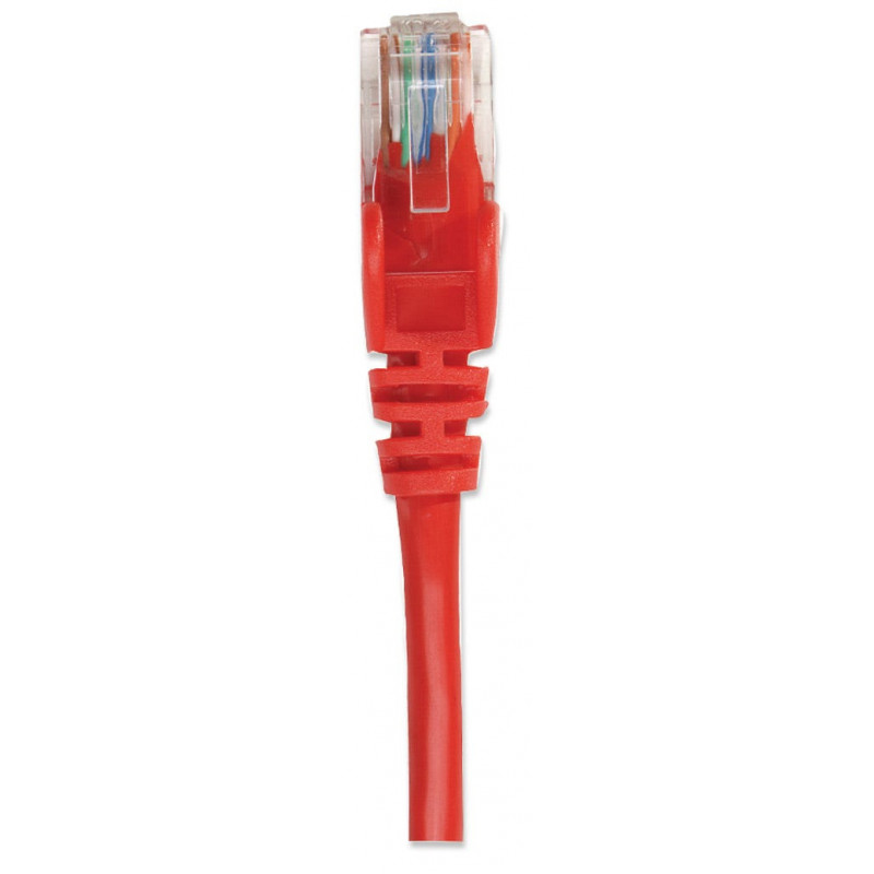 Intellinet Cat6 UTP patch kábel, 2x RJ45, zaliate, 7,5 m, červený (342193)