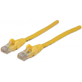 Intellinet Cat6 UTP patch kábel, 2 x RJ-45, zaliate, 7,5 m, žltý (342391)