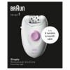 Braun Silk-épil 1 SE1-000 epilátor (biela/ružová) 7500435224949