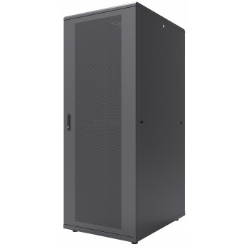 Intellinet 42U 19 palcový sieťový rozvádzač, čierny RAL 9005, 600x1000mm, uzamykateľné sklenené dvere 713733