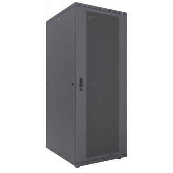 Intellinet 42U 19 palcový sieťový rozvádzač, čierny RAL 9005, 600x1000mm, uzamykateľné sklenené dvere 713733