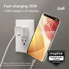 mophie nástenný adaptér USB-C 35W GaN biely (409917045)