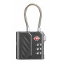 Cellularline TRACY LOCK smart visiaci zámok s Bluetooth trackerom cez Apple Find My, čierny 61302