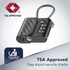 Cellularline TRACY LOCK smart visiaci zámok s Bluetooth trackerom cez Apple Find My, čierny 61302