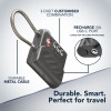 Cellularline TRACY LOCK smart visiaci zámok s Bluetooth trackerom cez Apple Find My, čierny 61302
