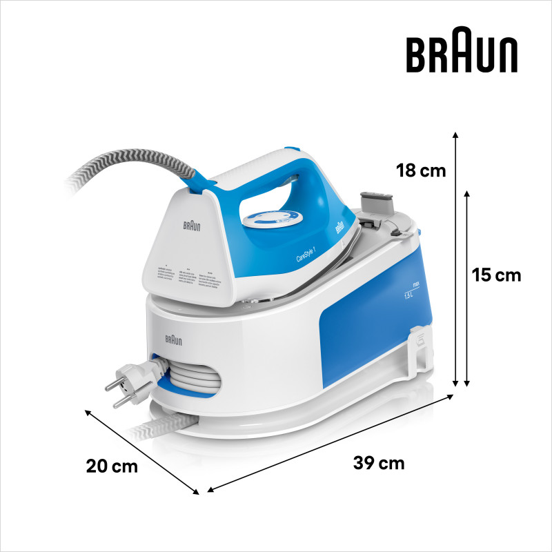 Braun CareStyle 1 IS1012BL parná žehliaca stanica modrá