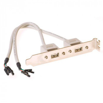 ACT SB2400 8-násobná predlžovacia zásuvka s 2 USB-A nabíjacími portami, 1,5 m kábel, čierna