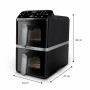 Philips Ovi Stacked Dual Basket 4000 teplovzdušná fritéza 9L 2700W čierna & strieborná NA461/00