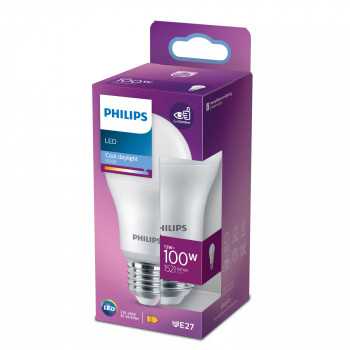 Philips LED žiarovka A60 E27, ekvivalent 100 W