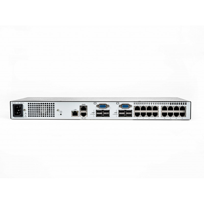 Vertiv AV3216-202 2x16 CAT5 digitálny KVM prepínač - 16-portový