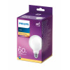 Philips LED Classic 60W G93 E27 teplá biela matná nestmievateľná guľová žiarovka
